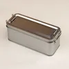 New Metal Rectangular Iron Box with Lid Storage Box Cake Packaging Box Durable Old-fashioned Buckle Iron Box 5
