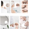 1 PCS 10X Magnifying Mirror With Light Makeup Mirror With Lights White ABS For Bathroom, Bedroom, Hotel 4