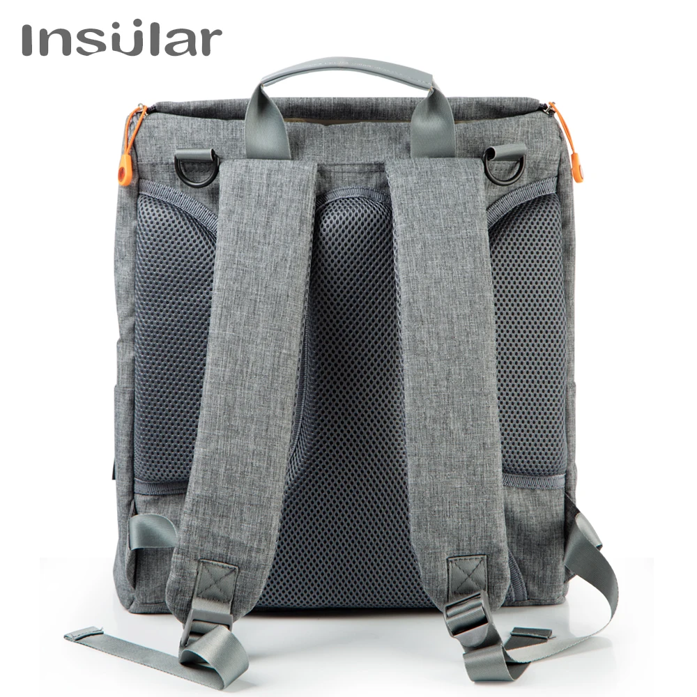 Insular Baby Diaper Stroller Bag Large Capacity Nappy Backpack Designer Nursing Bag Fashion Travel Mommy Backpack Baby Care Bag 5