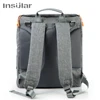 Insular Baby Diaper Stroller Bag Large Capacity Nappy Backpack Designer Nursing Bag Fashion Travel Mommy Backpack Baby Care Bag 5