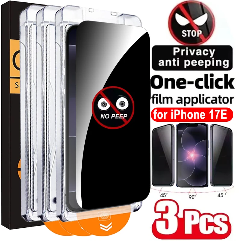 Enhanced Privacy Screen Protector - Anti-Peep Tempered Glass with Easy Installation Kit, 9H Hardness