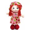Cartoon Kawaii Fruit Skirt Hat Rag Dolls Soft Cute Cloth Stuffed Toys for Baby Pretend Play Girls Birthday Christmas Gifts 2