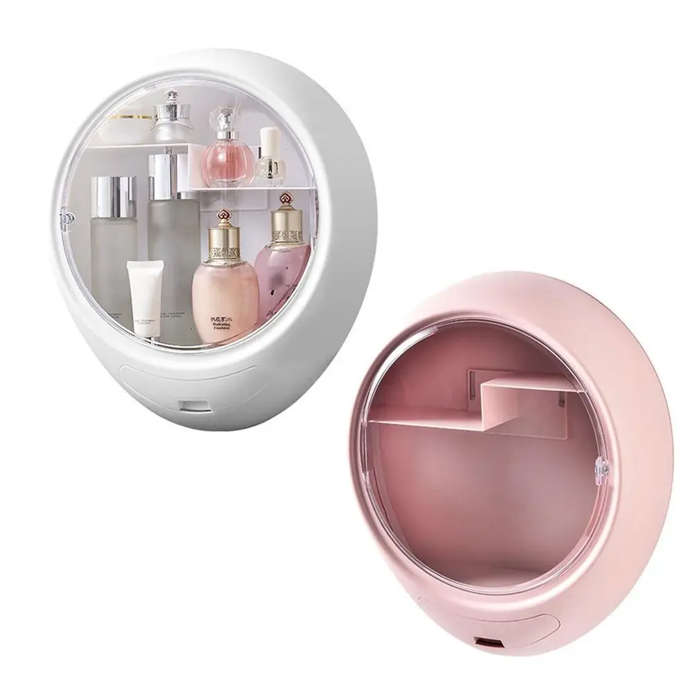 

Punch-Free Wall Mounted Storage Box Moistureproof Large Capacity Small Storage Cabinet Waterproof Medicine Holder Shelf