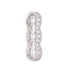 S925 Sterling SIiver 2 3 4 hole spacers separator bar, multi row Bracelet separator DIY jewelry making materials wholesales SZ24 6