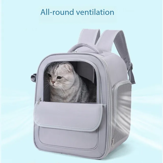 Transparent Pet Cat Carrier Bag Outdoor Travel Backpack for Cats Small Dogs Breathable Cat Carrying Bag Pet Supplies 3