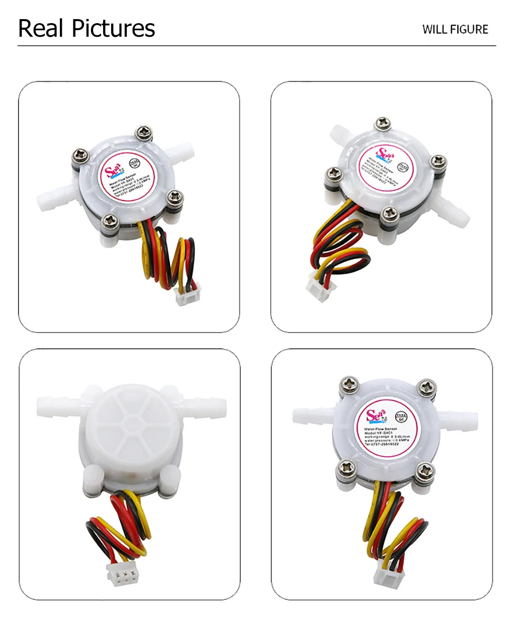 S401 Micro Hall Water Flow Sensor for Water Dispenser Water Purifier Coffee Mach