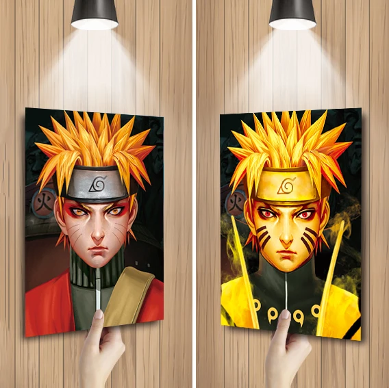 Naruto (Akatsuki) hand-painted 3D home decorative painting