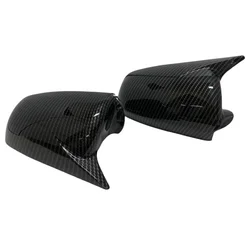 Premium Car Rearview Side Mirror Cover Wing Cap - Sleek Exterior Door Mirror Cover (Carbon Look)