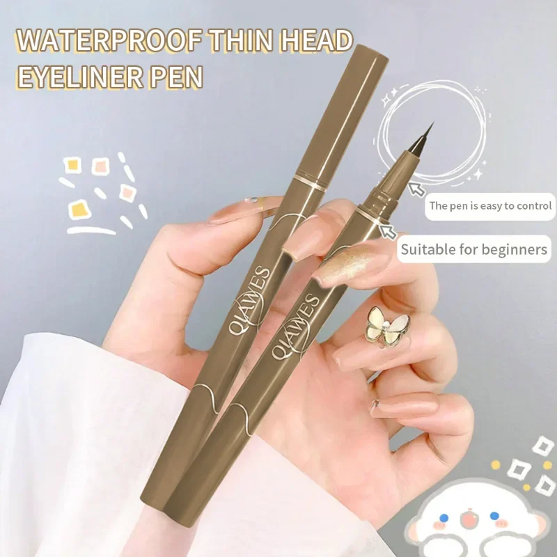 Waterproof Liquid Lying Silkworm Eyeliner Pen 4 Colors Matte Lasting Ultra-fine Lower Eyelash Pencil Quick Dry Cosmetic Makeup