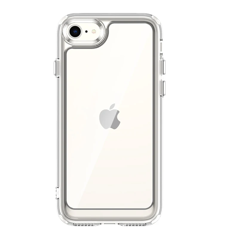 For iPhone SE 2022 Case For iPhone 14 Pro 13 Pro Max 12 8 7 SE 3 2022 Cover Luxury Silicone Clear Bumper TPU Shockproof Shell iphone 13 pro max case clear