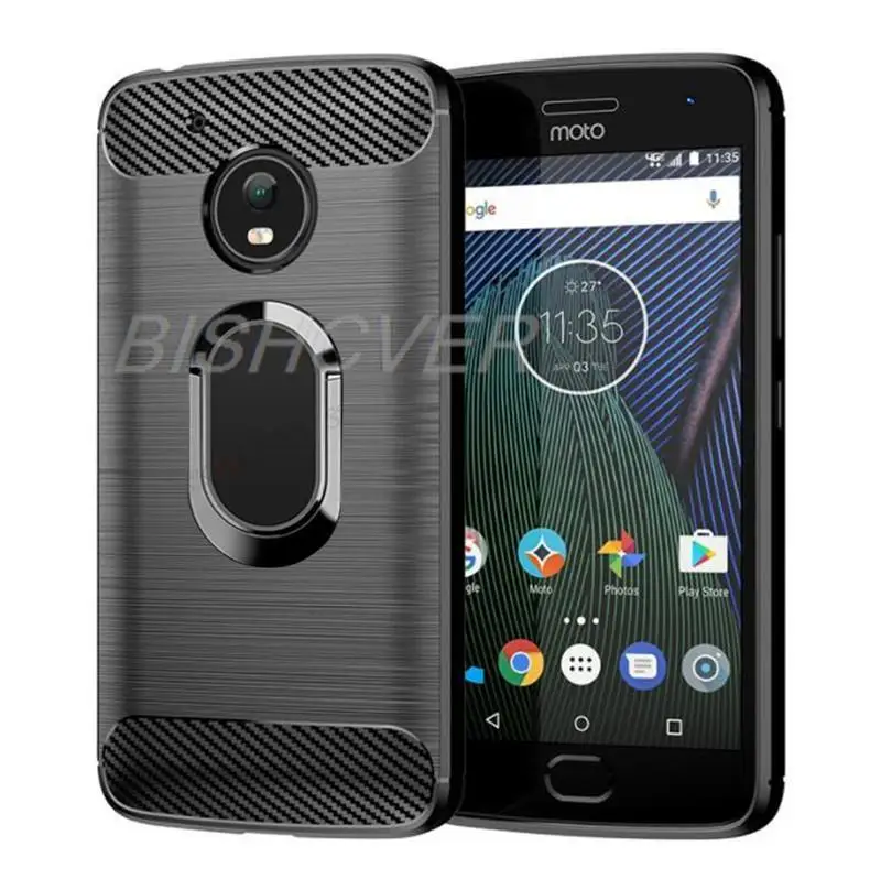 Carbon Fiber G5s Plus Case For Moto G5 G5S Plus Brushed Carbon