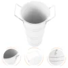 Hanging Flower Pots for outside Black Iron Umbrella Bucket Creative Vase Home Planter Vases 3