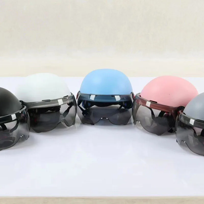 Motorcycle Helmet Electric Bike Cycling Child Helmet Electric Bicylce Helmet For Kids Youth Schoolchild Couple Cartoon Helmet 6