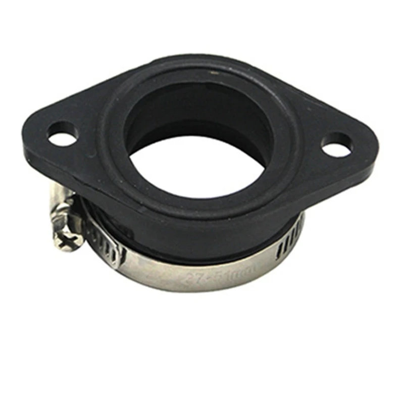 Motorcycle Carburetor Adapter Inlet Intake Pipe Rubber Mat Fit on PWK 28/30mm 32/34mm Carburetor UTV ATV Pit Dirt Bike