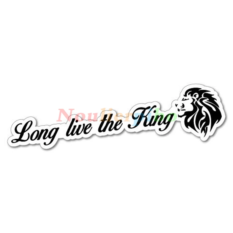 

Long Live The King Lion Sticker Decals Funny Car Prank Laptop Car Decor Decal Accessories Window Body Motorcycle Helmet