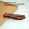 Natural Wood Comb Sandalwood Hair Comb Scalp Massage Combs Massage Anti-tangle Anti Static Hair Brush Hairdressing Styling Tools 4