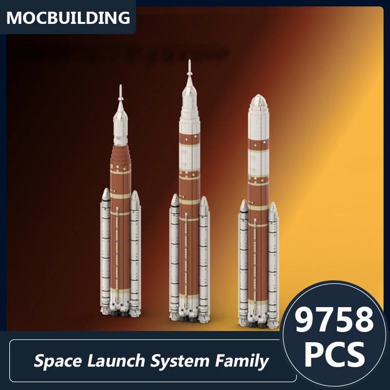 

Space Launch System Family 1:110 Scale Moc Building Blocks Diy Assembled Bricks SLS Series Creative Display Toys Gifts 9758PCS