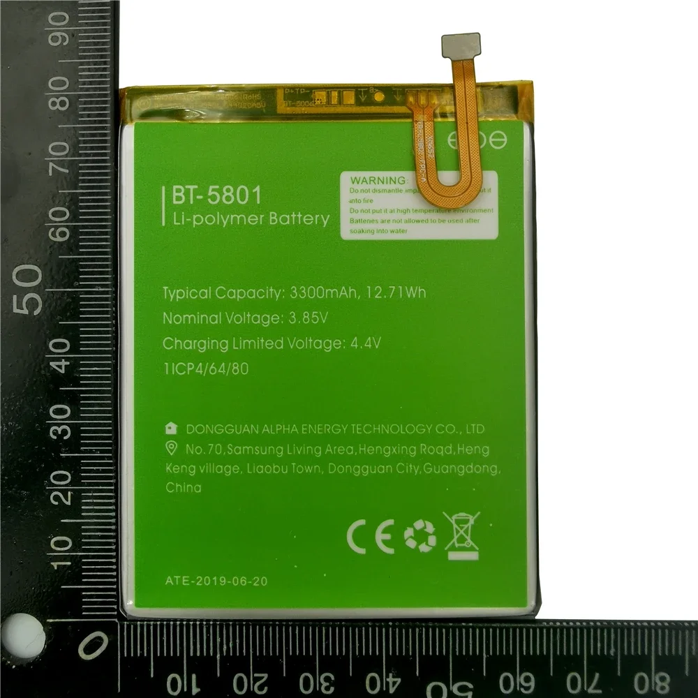 100% Original 3300mAh BT5801 Battery For LEAGOO S9 S 9 BT-5801 Smart Mobile Phone Battery Batteries Batteria