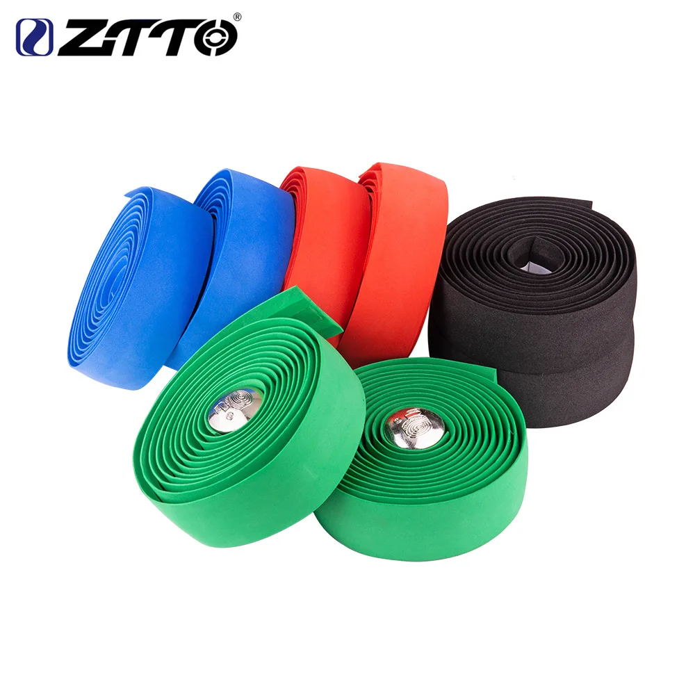 

1 Pair ZTTO Road Bike Anti Slip Handle Strap EVA Sweat Absorbing Breathable Bicycle Handlebar Tape Soft Shockproof Bar Tape 39g