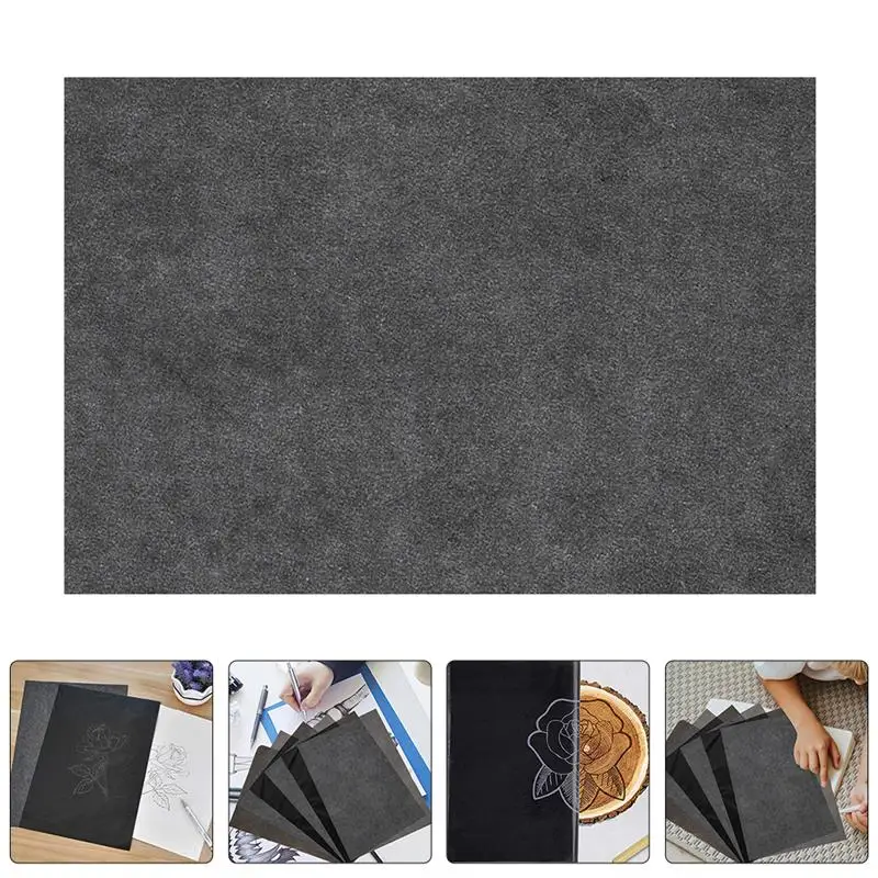 50Pcs Transfer Tracing Paper Carbon Transfer Paper Single Side Graphite Copy Multi-Use Carbon