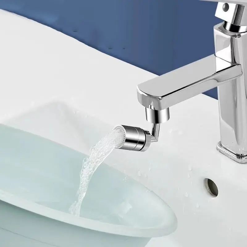 Faucet Extender Kitchen Faucet 720 Degrees Rotatable Spout Extension Spout Bubbler Universal Splash Proof