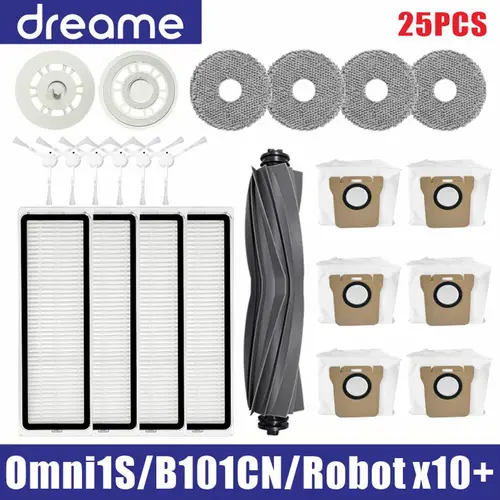 Dreame L10s Ultra / S10 Pro Accessories Mijia Omni 1S B101CN Robot X10+ Vacuum Main Side Brush Filter Mop Parts - Image 11