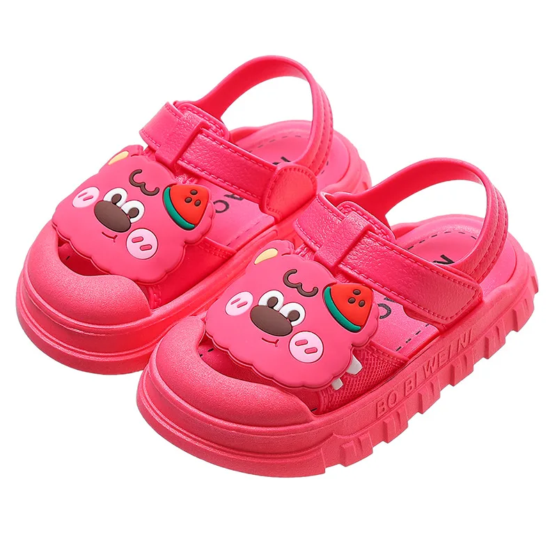 Kids Shoes Children Sandals Kids Sandals Beach Shoes Kids Sandals Babies Non-slip Cartoon Pattern Children Sandals Boys Girls Soft Bottom Footwear Lightweight Students Sport Shoes