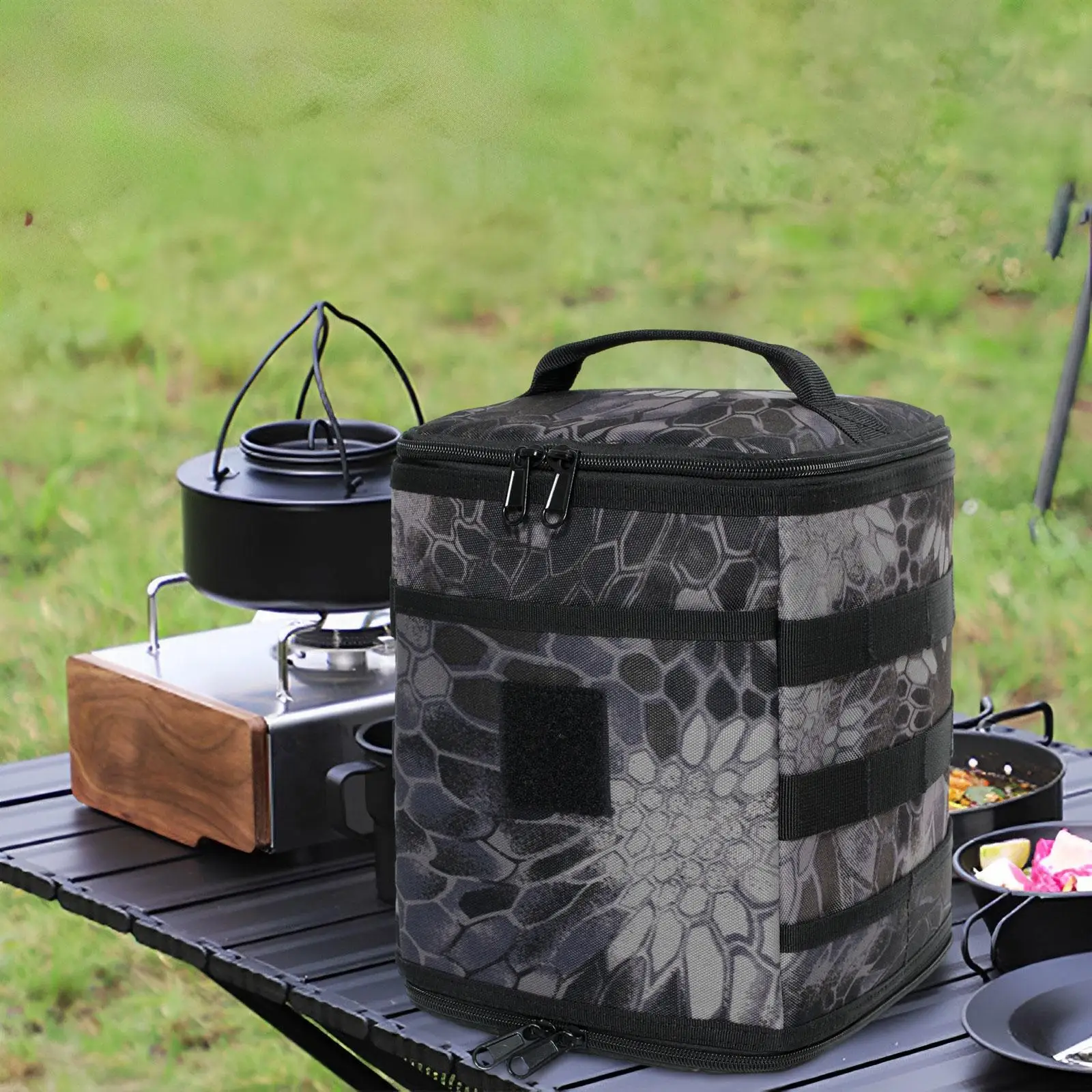 Gas Tank Storage Bag Gas Cylinder Bag Multifunction Protective Cover Camping Lantern Bag Storage Case for Travel Cooking 6