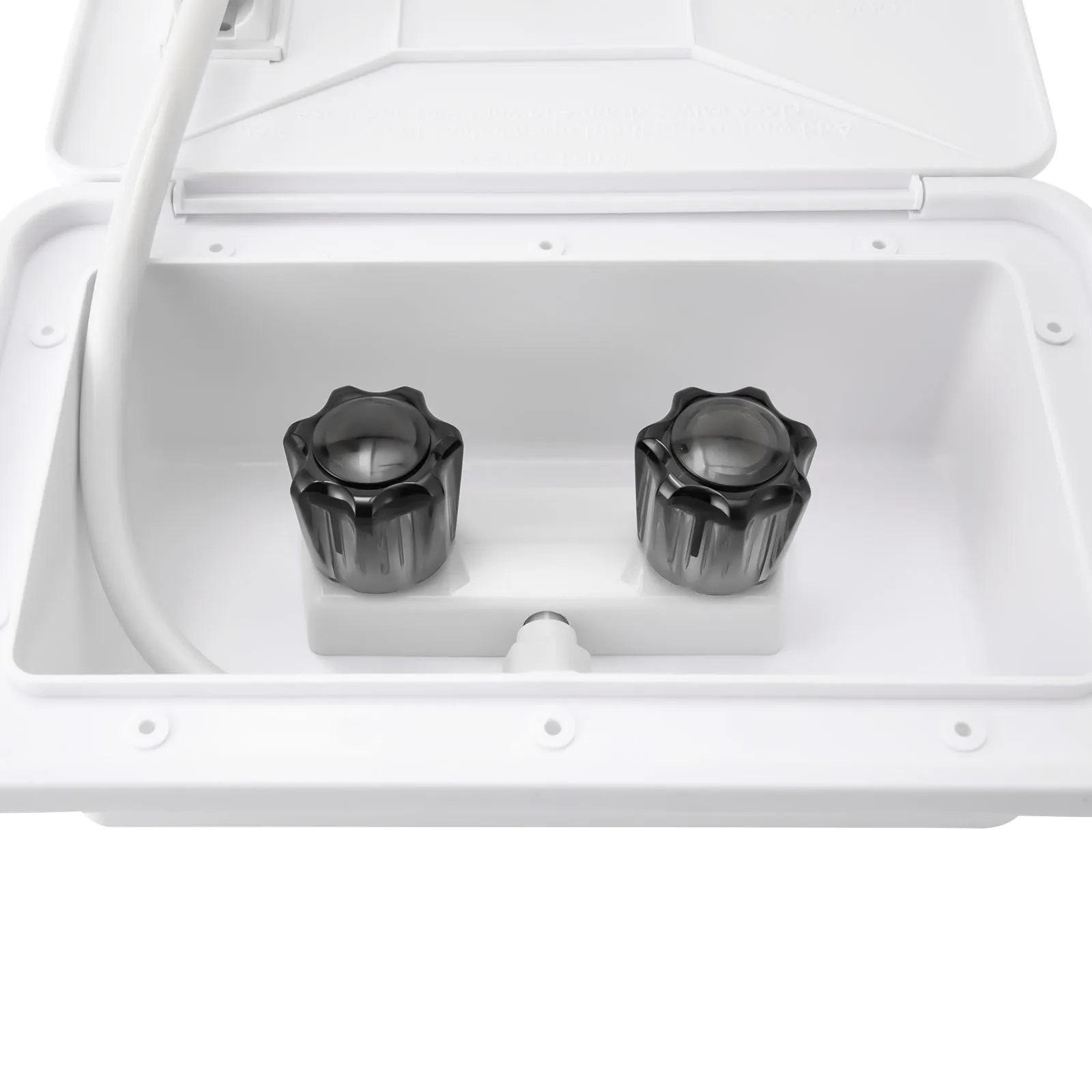 Wohnmobil-Duschkabinen-Set für den Außenbereich mit heißem und kaltem Schalter, Duschkopf, Schlauchschloss und Schlüssel für Boot, Wohnmobil, Wohnwagen, Wohnmobil – Detail 17
