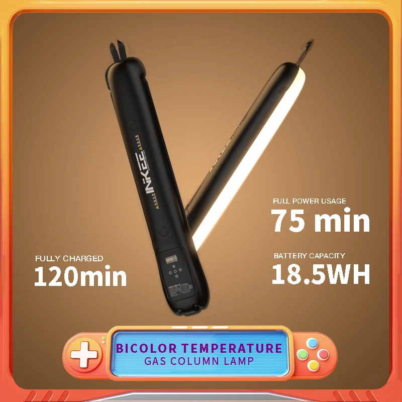 

INKEE GC12 12W High Brightness Dual Color Temperature Fill Light Portable Lighting Lamp Professional Photography Soft Light LED