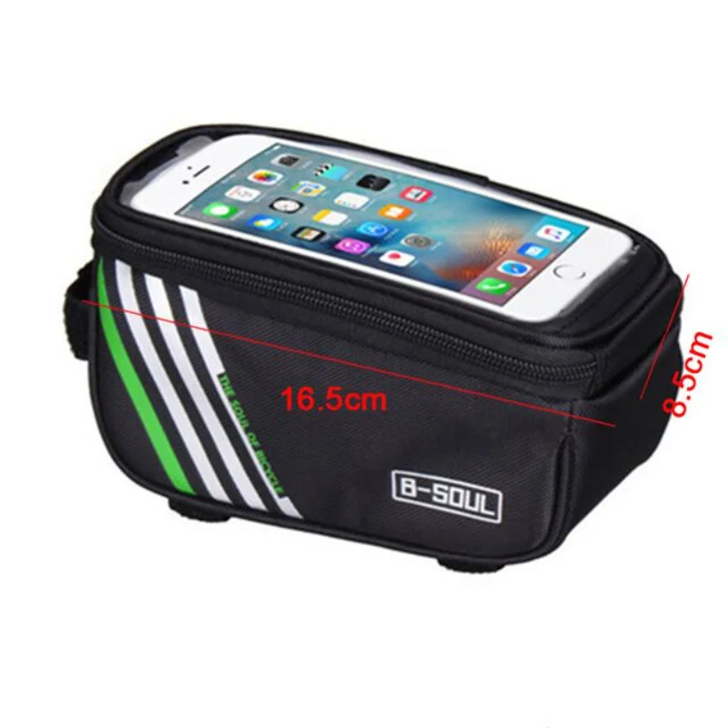 Rainproof Bicycle Bag Frame Front Top Tube Cycling Bag Reflective 6.5in Phone Case Touchscreen MTB Bike Accessories bike bag bicycle bag bike accessory