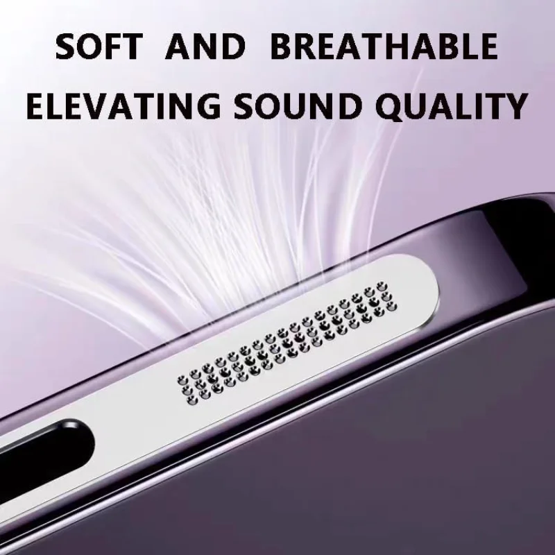 5pcs Universal Phone Speaker Dustproof Net Stickers for IPhone 16 15 14 13 12 Series Anti Dust Mesh Cover