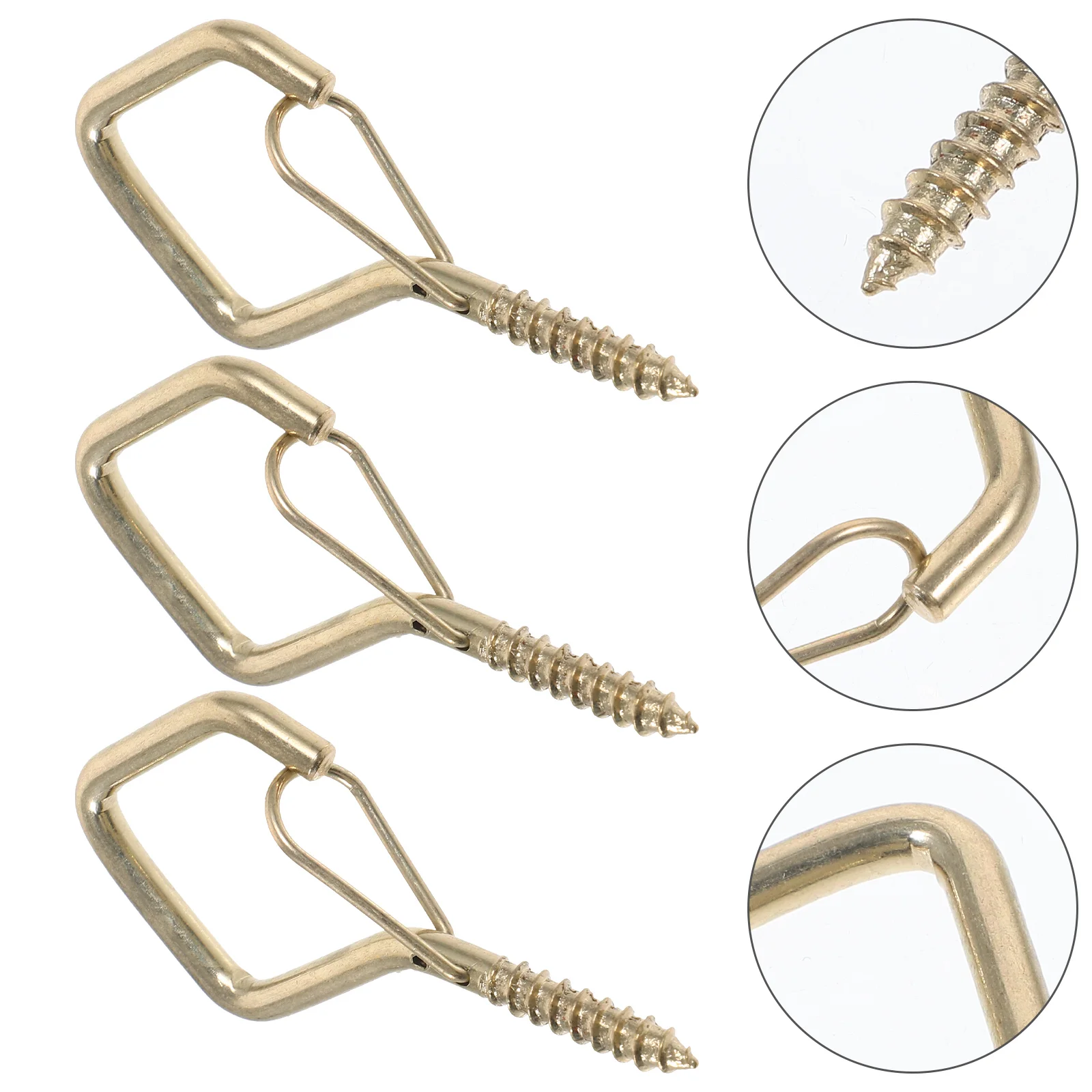 

10pcs Screw Hooks Buckle Eye Hook String Light Hanger Hook Eye Hooks Fixing Hanger
