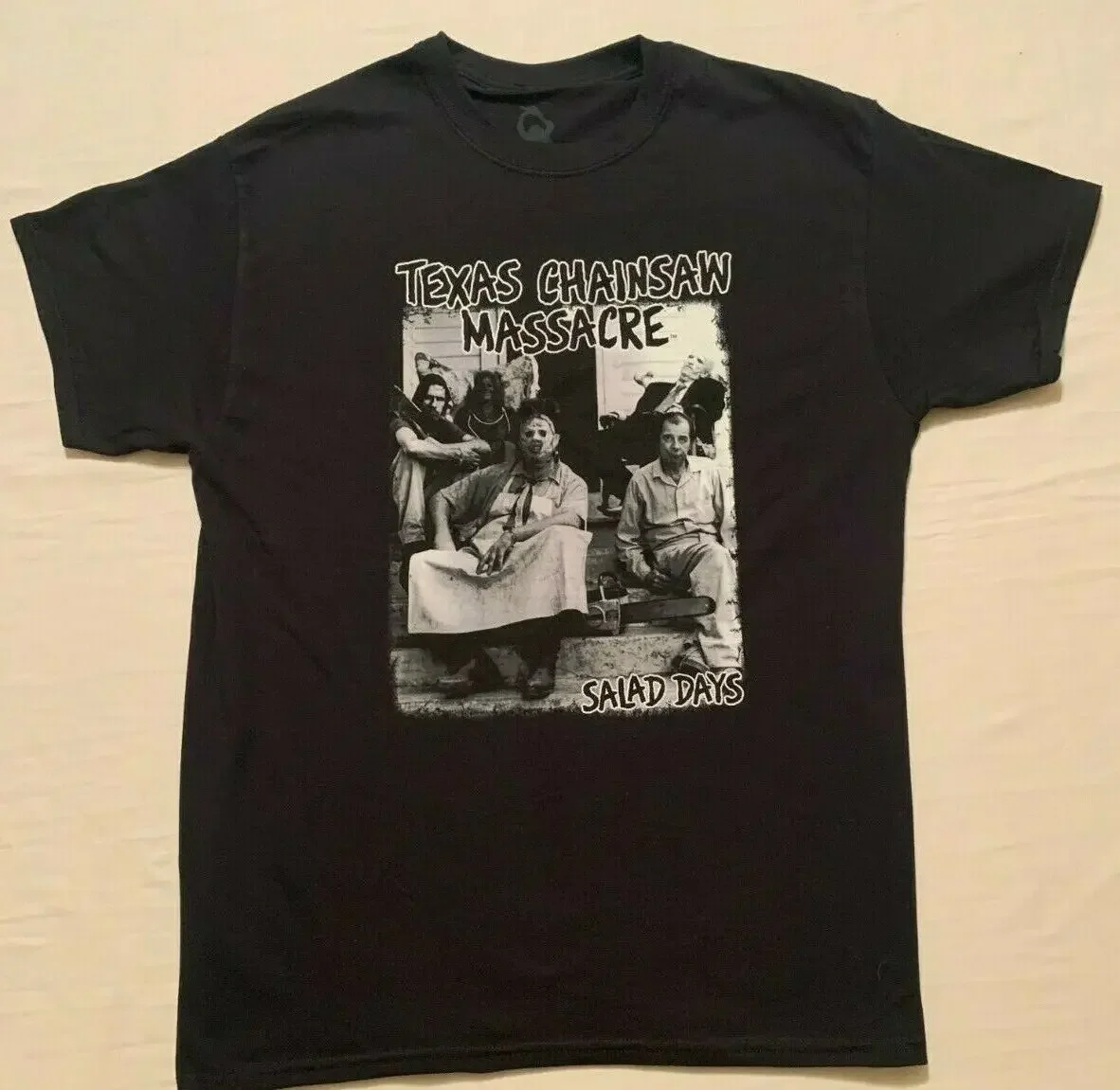 Техасская бойня с Бензопилой, черная футболка, новая Коллекционная фильма ужасов Техасская бойня с Бензопилой, черная футболка, новая Коллекционная фильма ужасов