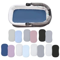 M76C 2xNewborn Changing Pad Cover Breathable Crib Fitted Sheet Cradles Mattress Cover