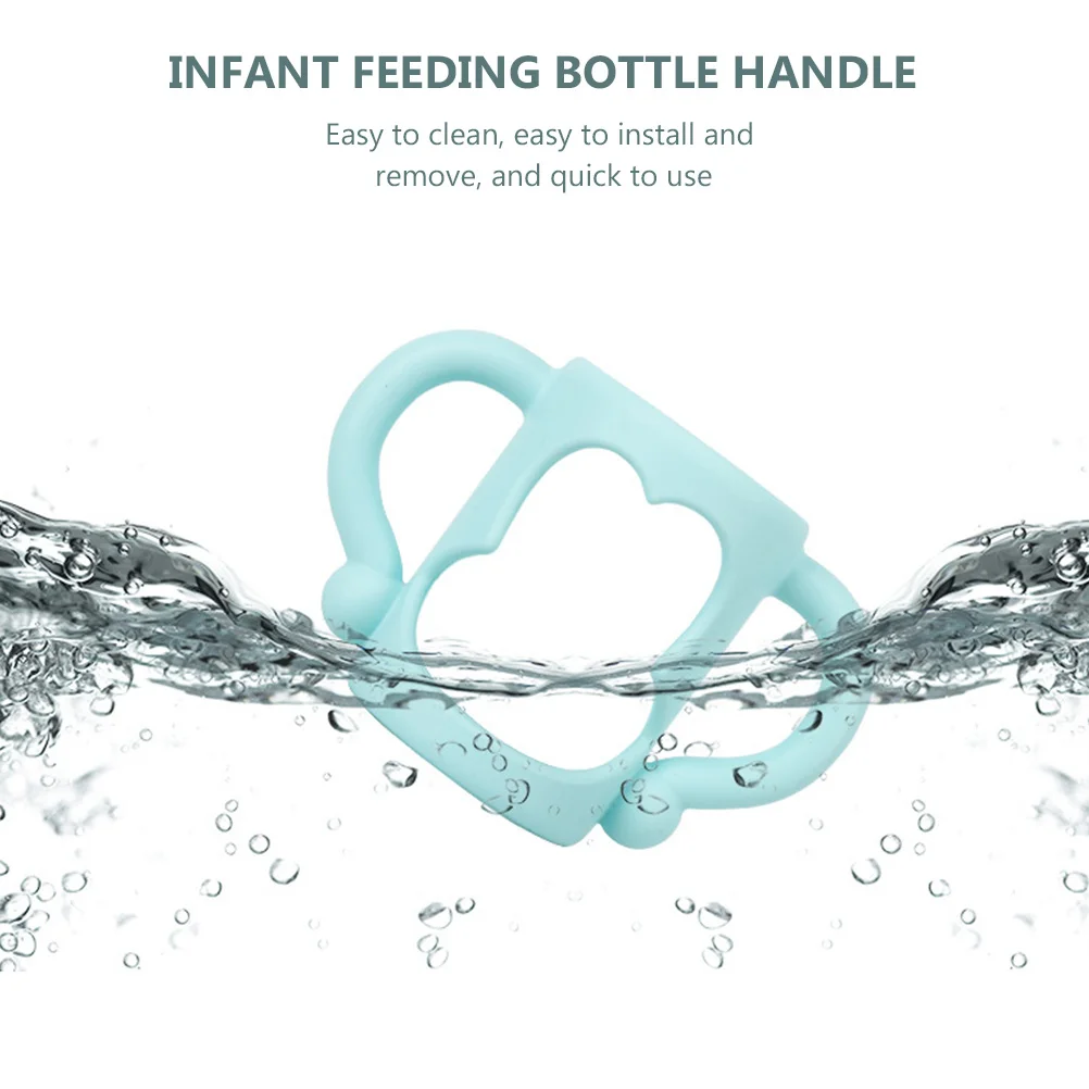 2 Pcs Bottle Handle Feeder Baby Handles Non-slip Accessory Feeding Milk Bottles