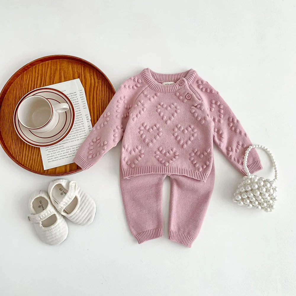Baby Knit Sweater & Pants Set 3