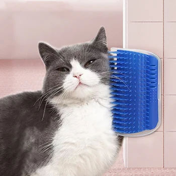 Best-selling Item Massager for Cats PP Material Pets Goods Brush Remove Hair Comb Grooming Table Dogs Care Royal 1