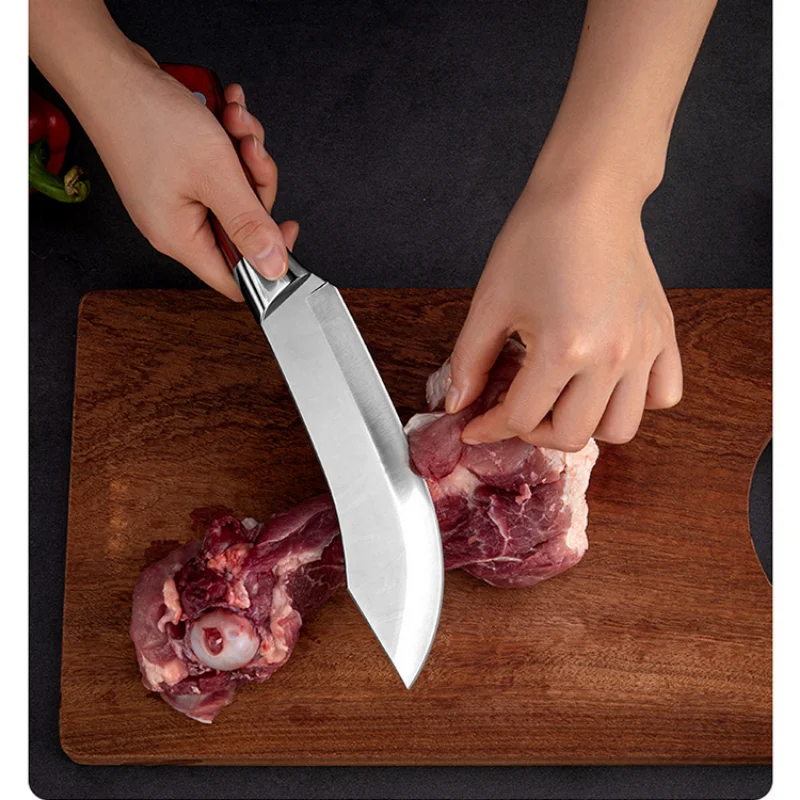 Butcher Kitchen Knives Set Sharp Stainless Steel Cleaver Boning Knife for Meat Bone Fish Fruit Vegetables Slicing Chef Knife