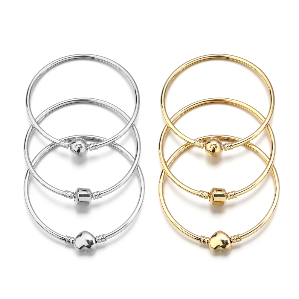 10PCS Copper Geometric Open Square Bracelets Bangles Ajustable Love Bangle Party Gifts G066