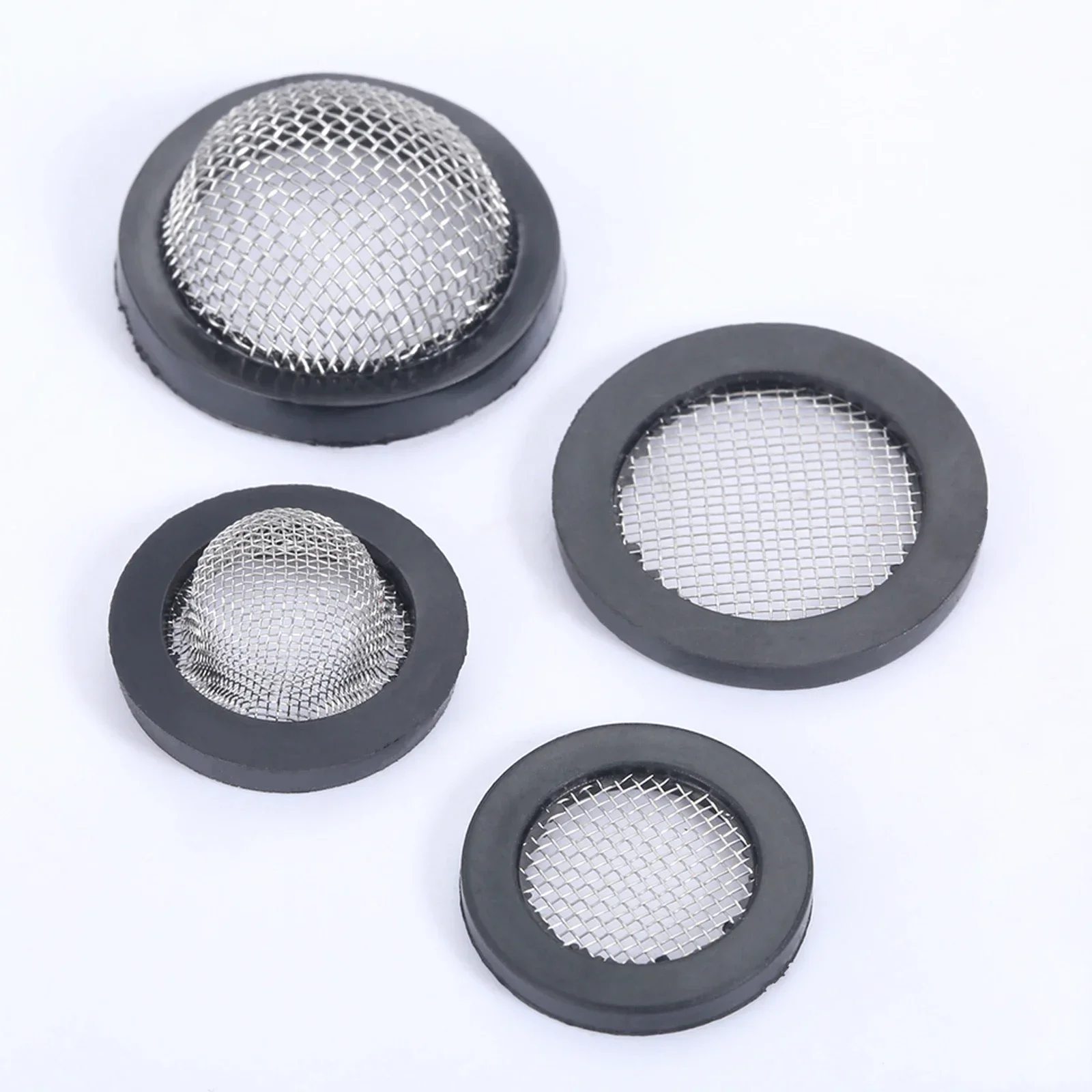 10Pcs 1/2" 3/4" O-Ring Seal Hose Gasket Rubber Washer with Net for Faucet Grommet Rubber Gasket Filter Washer Sink Strainer Tool