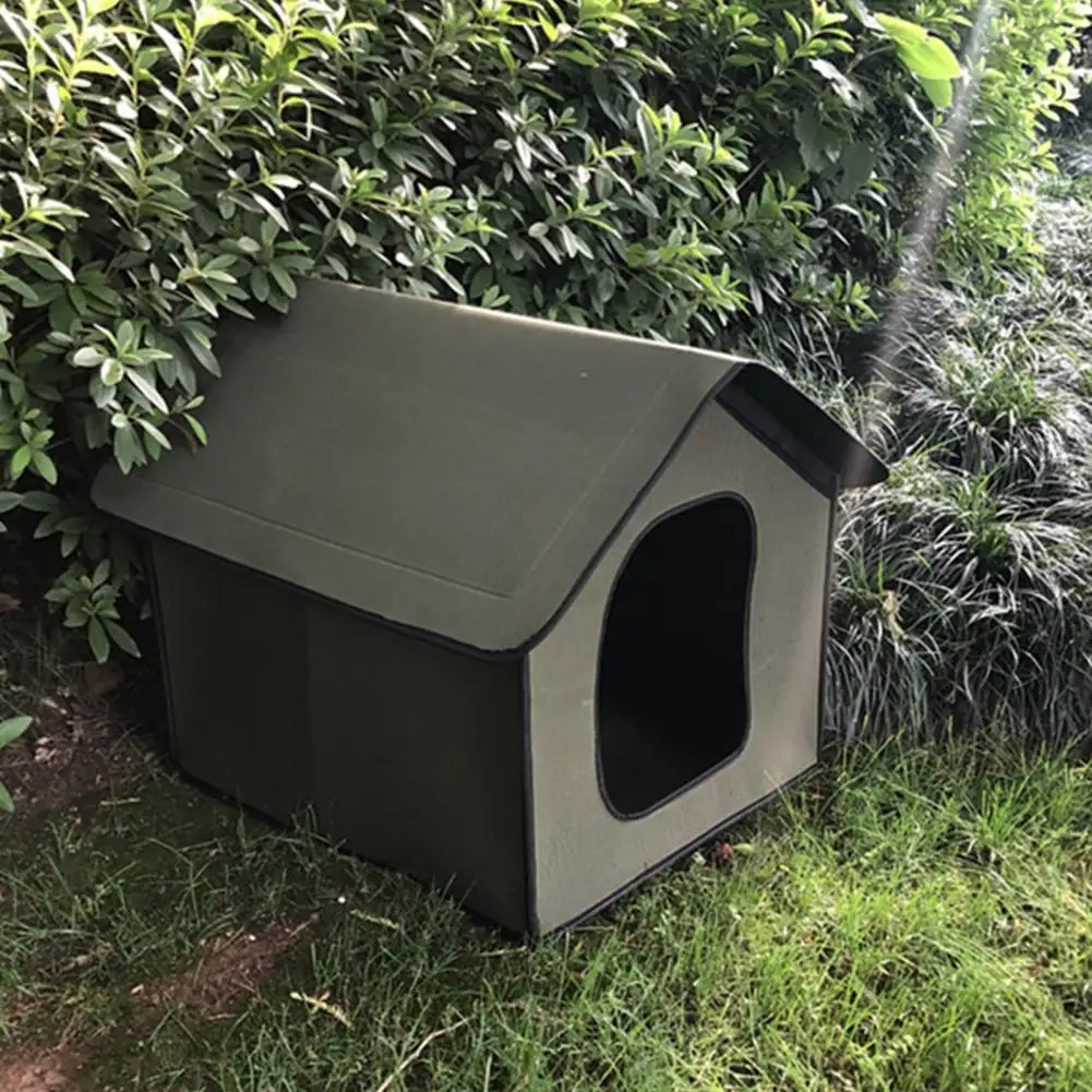 Pet House Sturdy Waterproof Villa Cat Little Kennel Collapsible Dog Shelter for Outdoor Dog Kennel Outdoor Dog House 