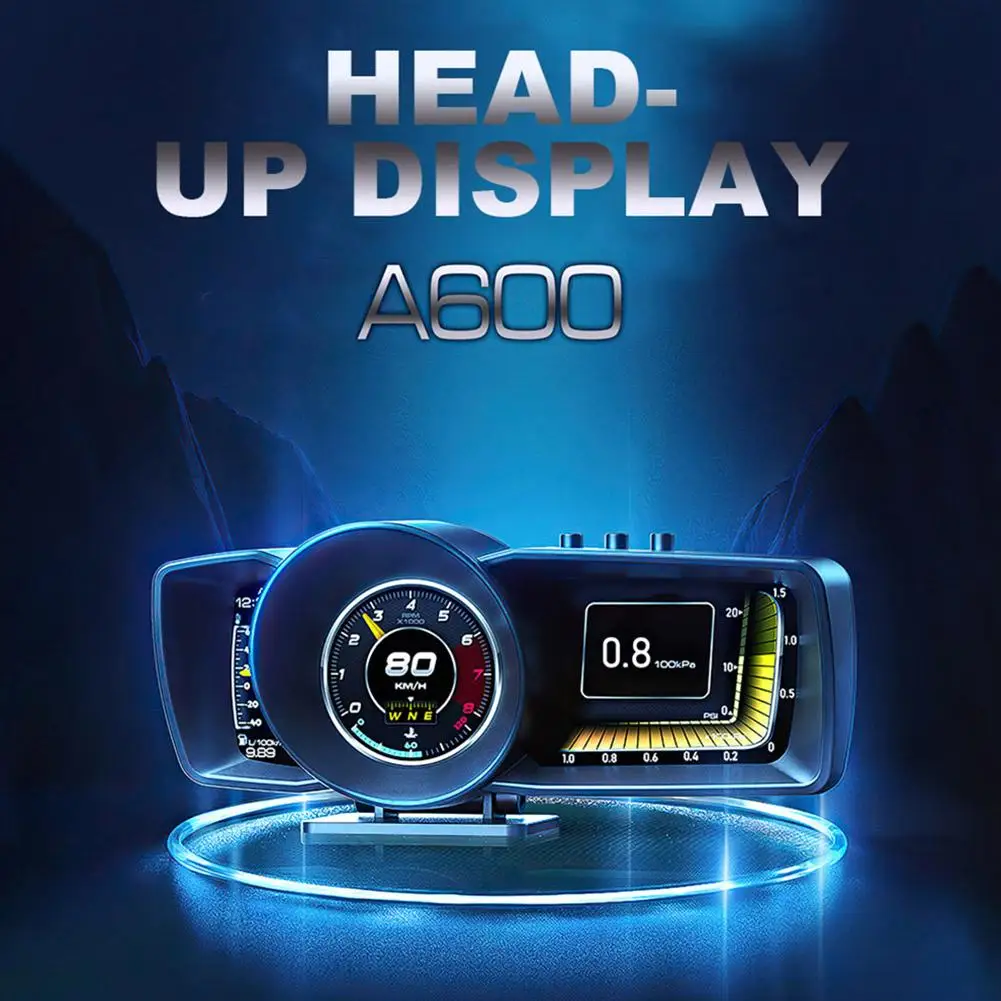  ÷ Ʈ  ӵ OBD2 + GPS ڵ HUD    Ÿ  溸 RPM 