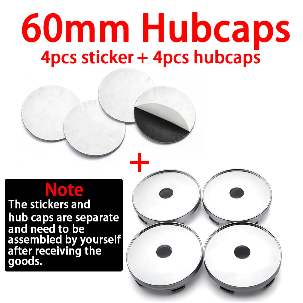 Car Wheel Center Hub Caps 4pcs 56/60mm Tire Rim Covers Accessories For Volvo RDESIGN XC60 XC90 V60 V40 XC40 V50 S60 V70 C70 AWD wheel center caps