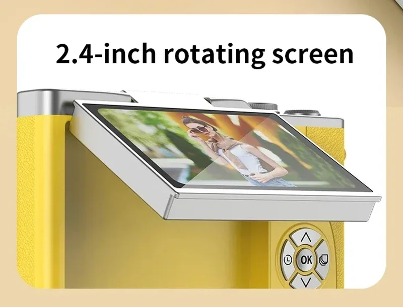 48mp Digital Camera With 8x Zoom And 180° Flip Screen For Travel_voghion.com