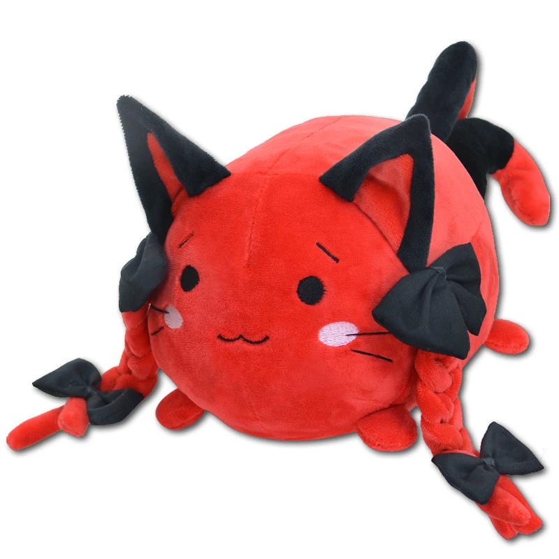 

New Japan Anime TouHou Project Kaenbyou Rin Sukusuku Cat Cosplay Plush Stuffed Doll Toy Kids Children Gifts 35*15cm