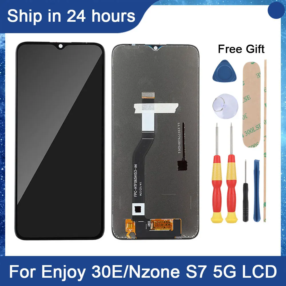 AiNiCole For Enjoy 30E LCD Display+Touch Screen Digitizer Assembly 100%  New LCD+Touch Digitizer For Nzone S7 5G Maimang 10S LCD