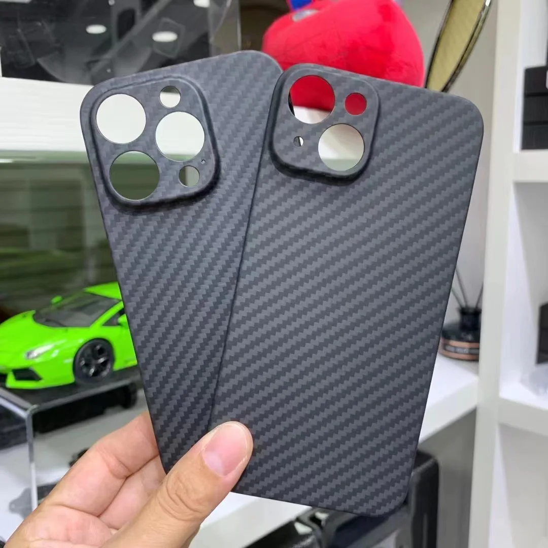 Real Carbon fiber phone case For iphone 14 Pro Max Genuine Kevlar