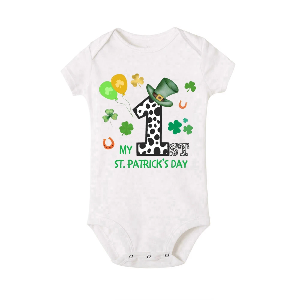 Baby's First St. Patrick’s Day Romper 6