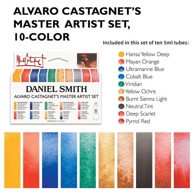 Daniel Smith : Watercolor Paint : 5ml : Jean Haines' All That Shimmers Set of 6
